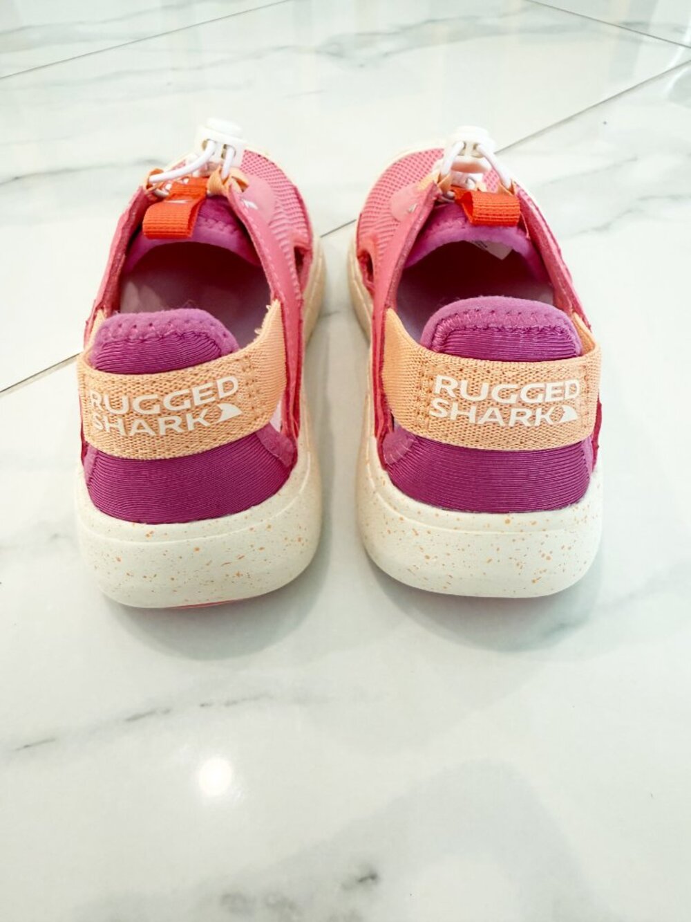 Rugged Shark Toddler Girls Trek Sandal 11 in Pink - Picture 5 of 12
